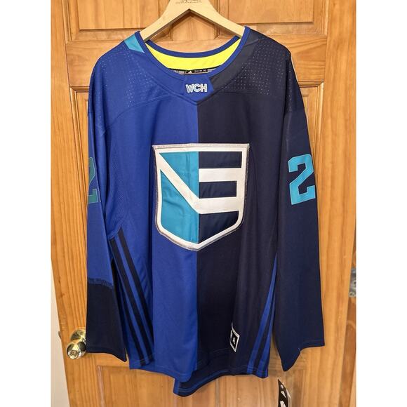 TEAM ISSUED Europe 2016 World Cup Hockey Hockey Adidas Jersey XL Niederreiter